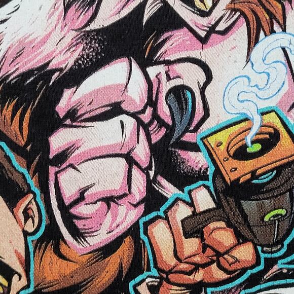 Rick-And-Morty Monster Shirt M/L 21x26 Black - Picture 7 of 12